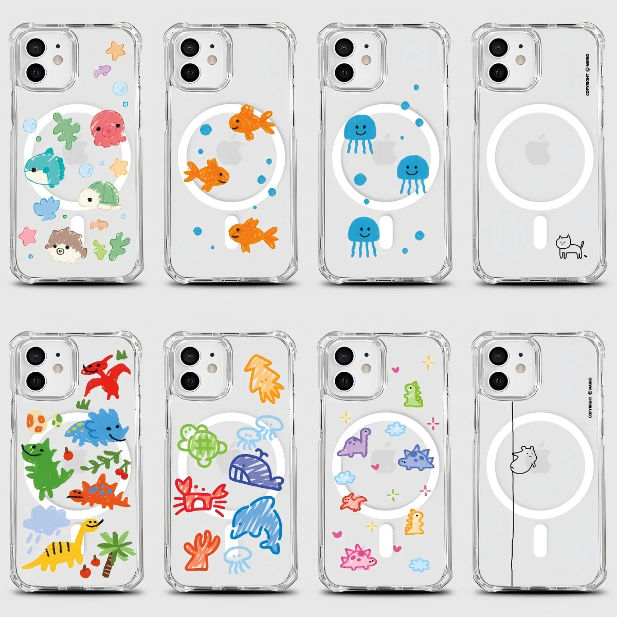 Blue Jellyfish Magnetic Phone Case for Samsung Galaxy S23 S24 S25 S26 Plus Ultra Edge FE 5G Clear Anti Fall Cover