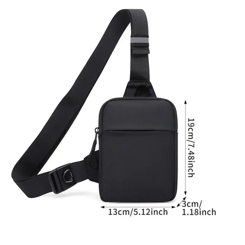 Men Women Crossbody Bag with Secure Phone Pouch Perfect Lightweight Shoulder Bag for On the Go