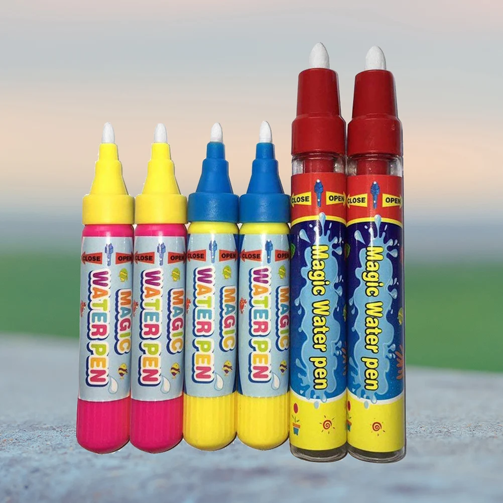 9 szt. Pędzel do malowania wodą Bezpieczne narzędzie do rysowania dla dzieci Płynne pisanie Kolorowy projekt Materiały malarskie Zabawka