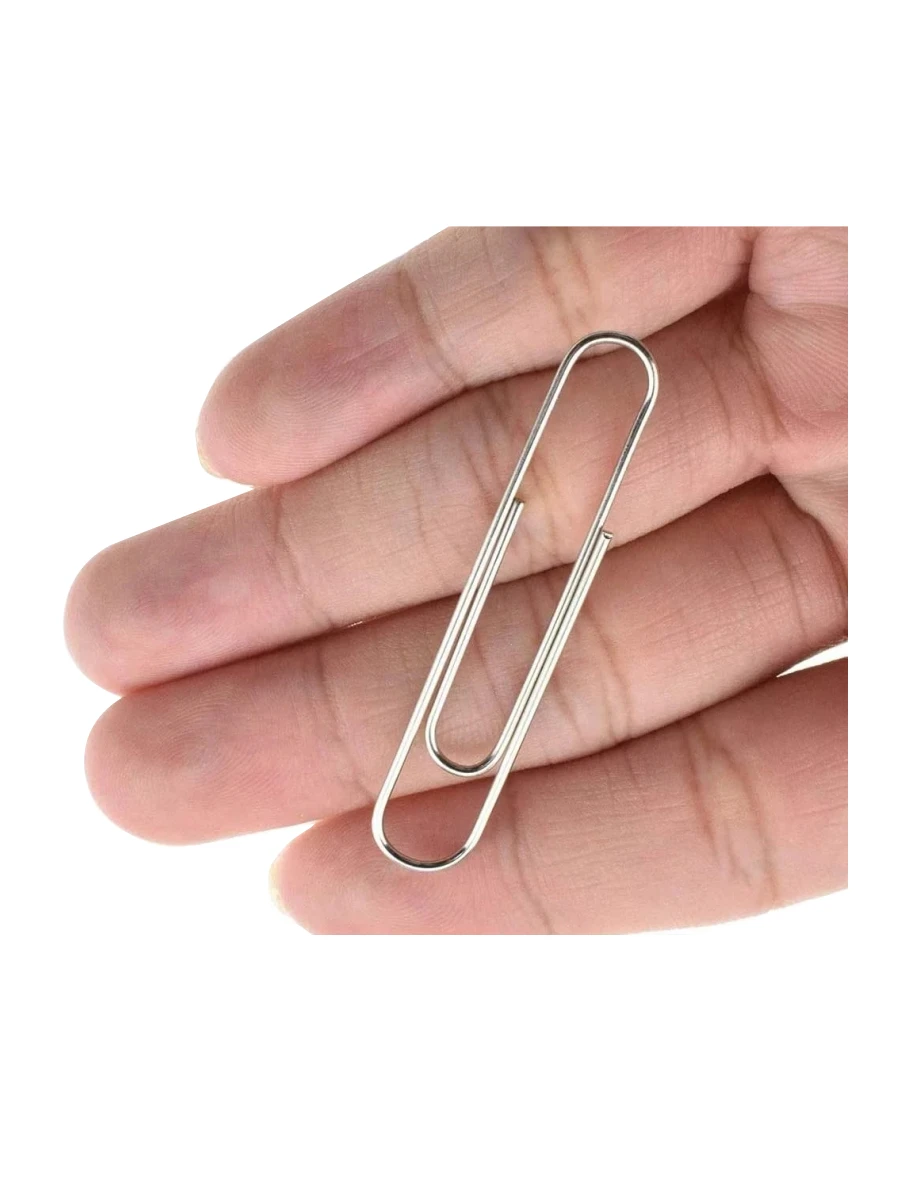 Paper clip steel quality nickel plating suitable for school teachers  students to store and sort paper office supplies folders