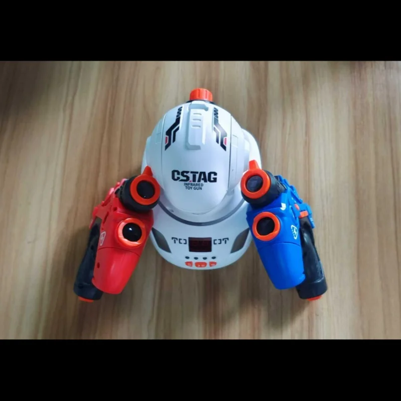 CSTAG Gioco di tiro per caccia alle anatre Giocattolo per bambini Pistola con tag laser a infrarossi Mini pistola Proiettore Gioco per interni Ragazzi Ragazze Regali di Natale