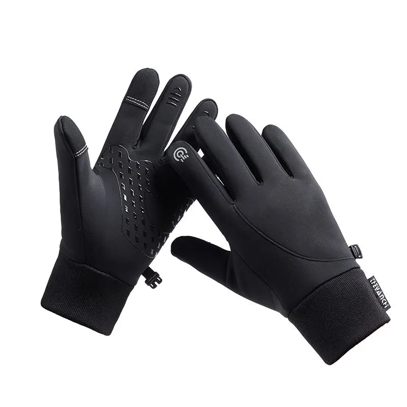 Cycling Gloves For Unisex 2024 New Autumn Winter Outdoor Sports Waterproof Touchscreen Thermal Fleece Lined Fishing Riding High image 5