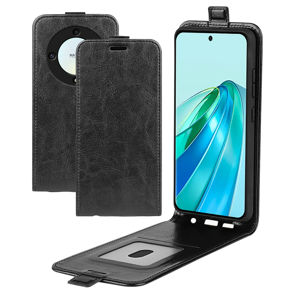 

Роскошный кожаный чехол-книжка для HONOR X9A X7A X8A, вертикальный ретро-кошелек, защитный чехол с полным покрытием для телефонов HUAWEI HONOR X9A X7A X8A