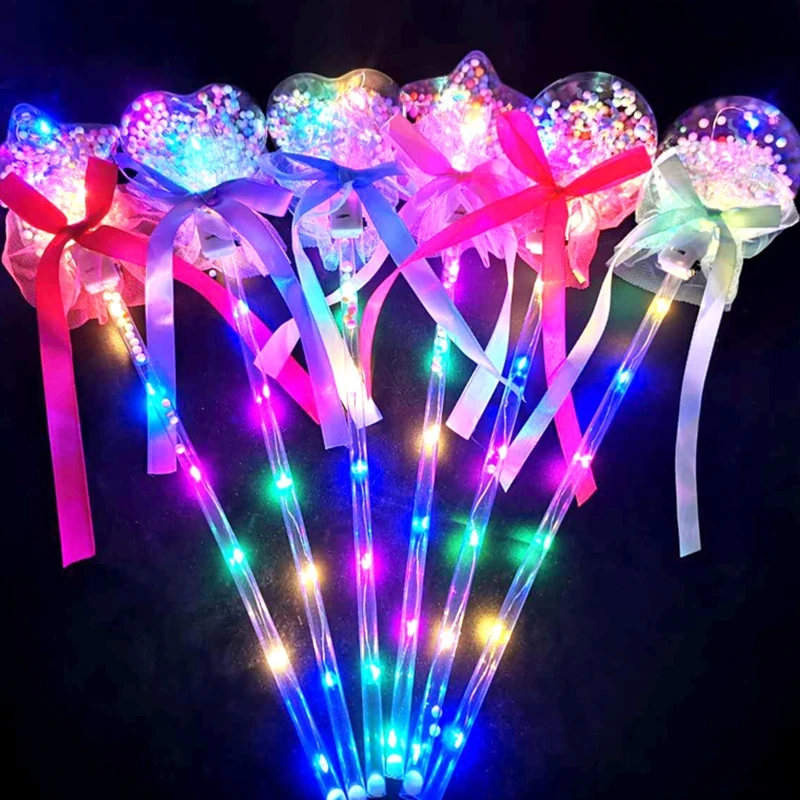 Glow Up Magic Wand LED Stick Toy w/ Colorful Light Dazzling Rave Rally Child Toy