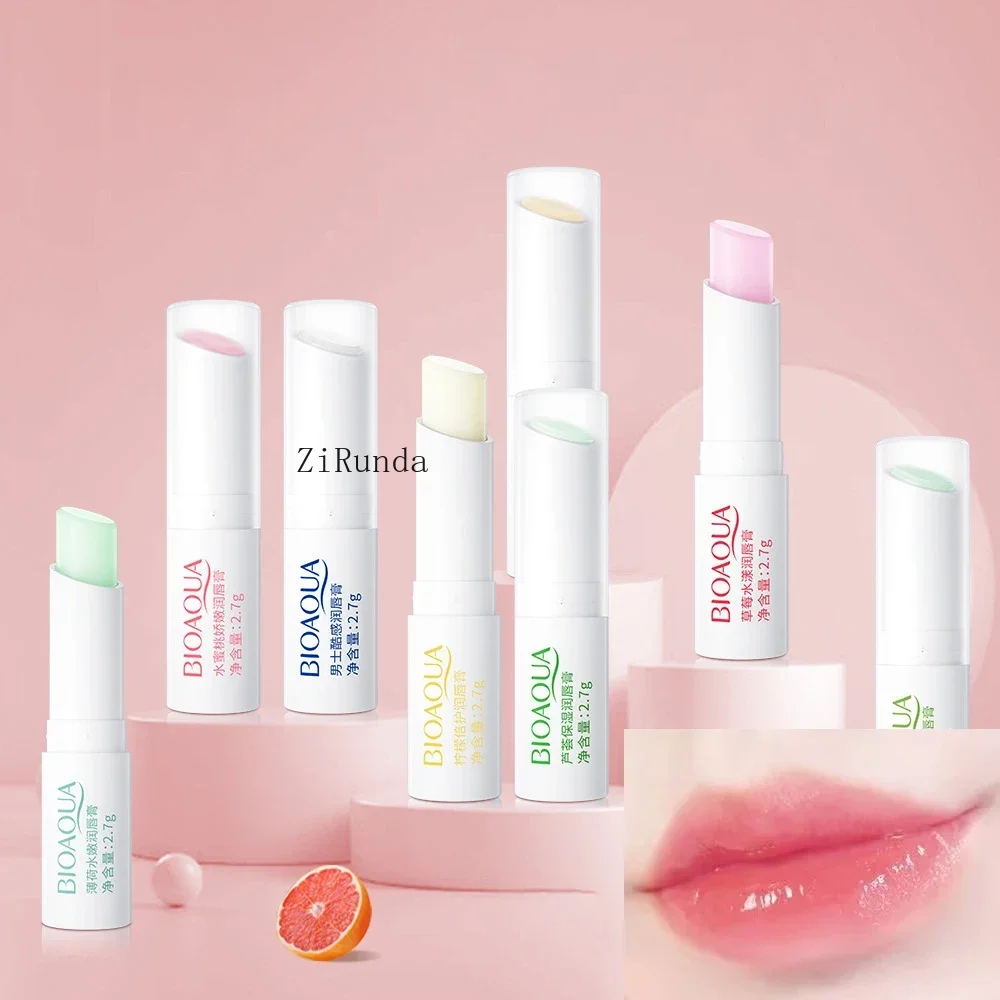 *Natural Moisturizing Jelly Peach Moisturizing Lipstick Anti Moisturizing Lip Care