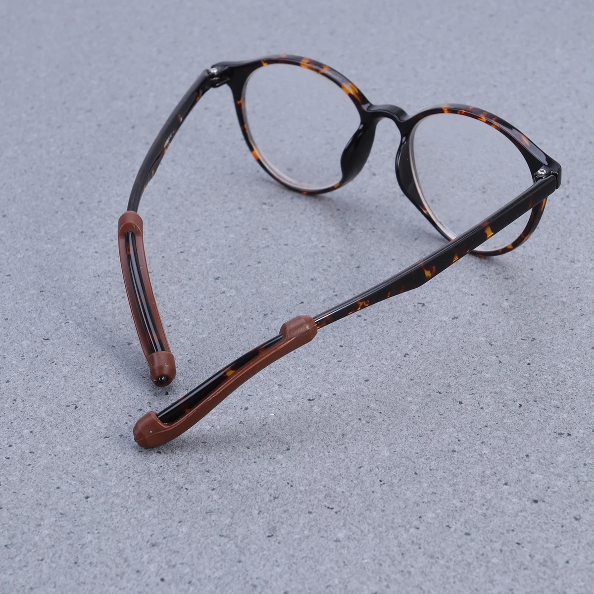 5 ペアの滑り止めメガネカバースポーツ眼鏡アクセサリーシリコン眼鏡脚耳日常使用