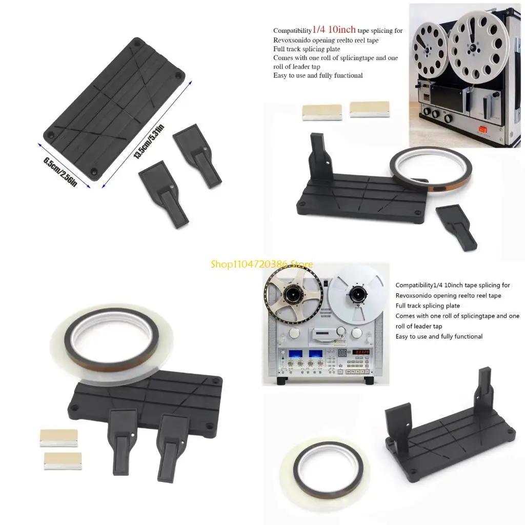 

K0EA Professional Tape Splicing Device for Stable Fixation of 1/2 1/4 1/8Inch Tapes