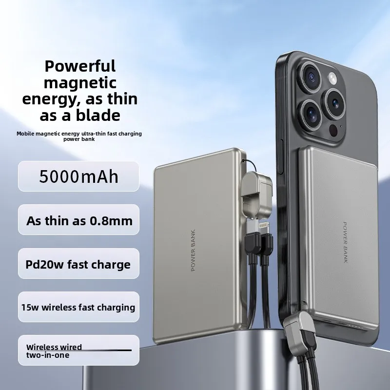 XIAOMI — беспроводной аккумулятор емкостью 5000 мАч, сертифицированный CCC, PD20 Вт, быстрая зарядка, безопасные портативные устройства, удобные для самолета