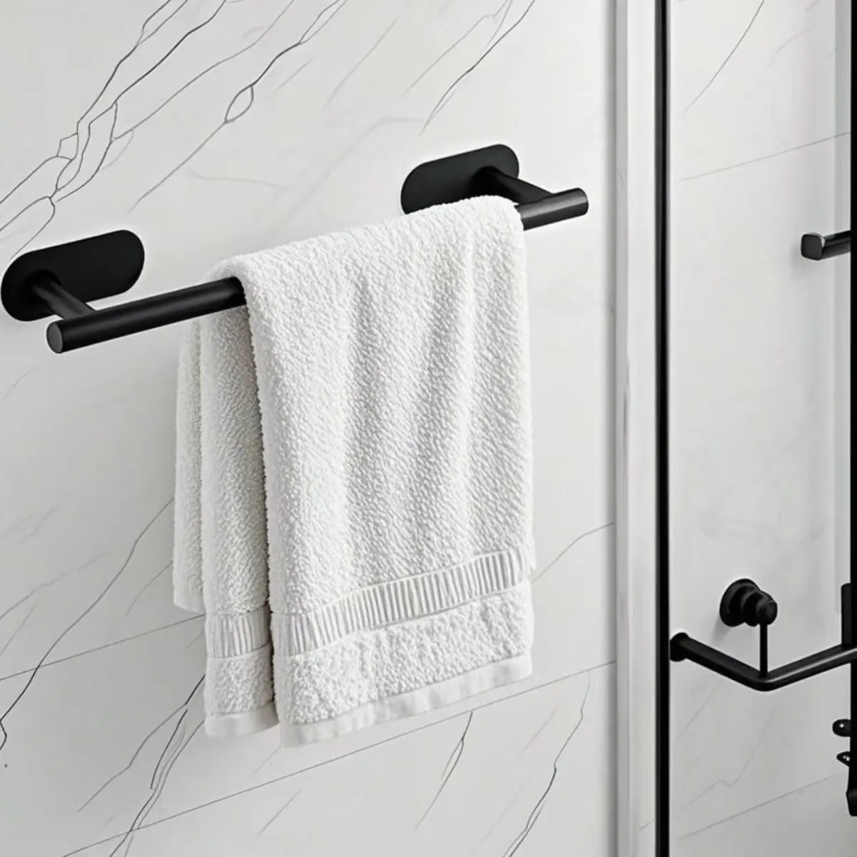 

Stainless Steel Towel Rack | Bathroom Towel Bar | Bath Accessories | Bath Towel Holder | Restroom Fixture