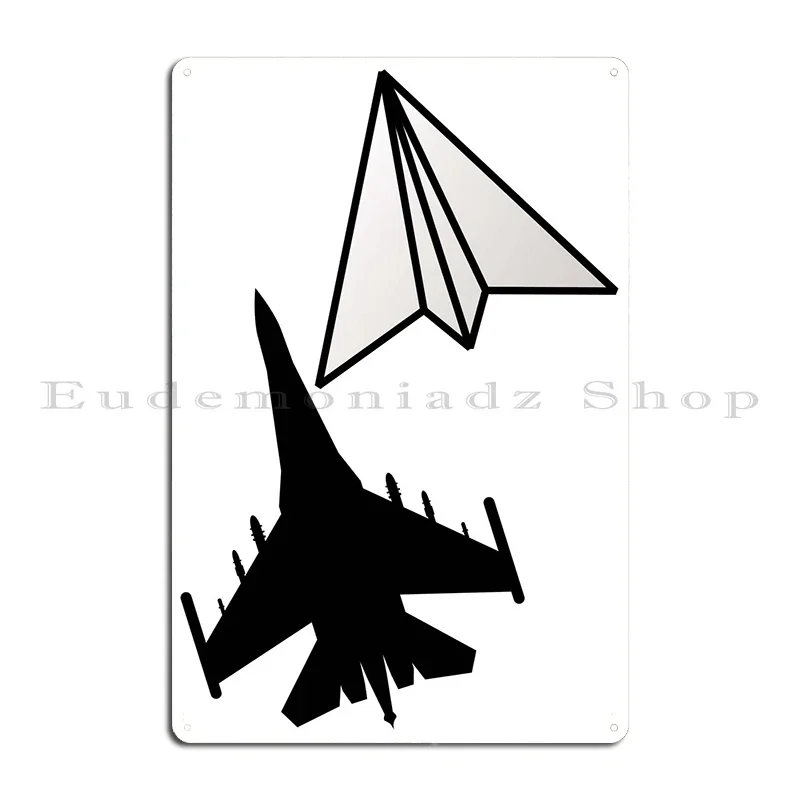 Jet Fighter Metal Plaque Poster Wall Custom Customize Printing Sign Personalized Tin Sign Poster