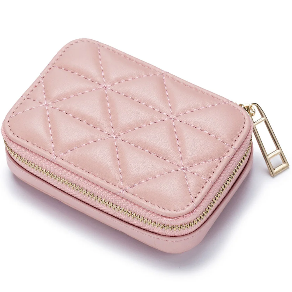 

1pc Portable Makeup Bag Small Lipstick Storage Pouch For Women Travel Outdoor Organizer Coin Earphone Jewelry Holder