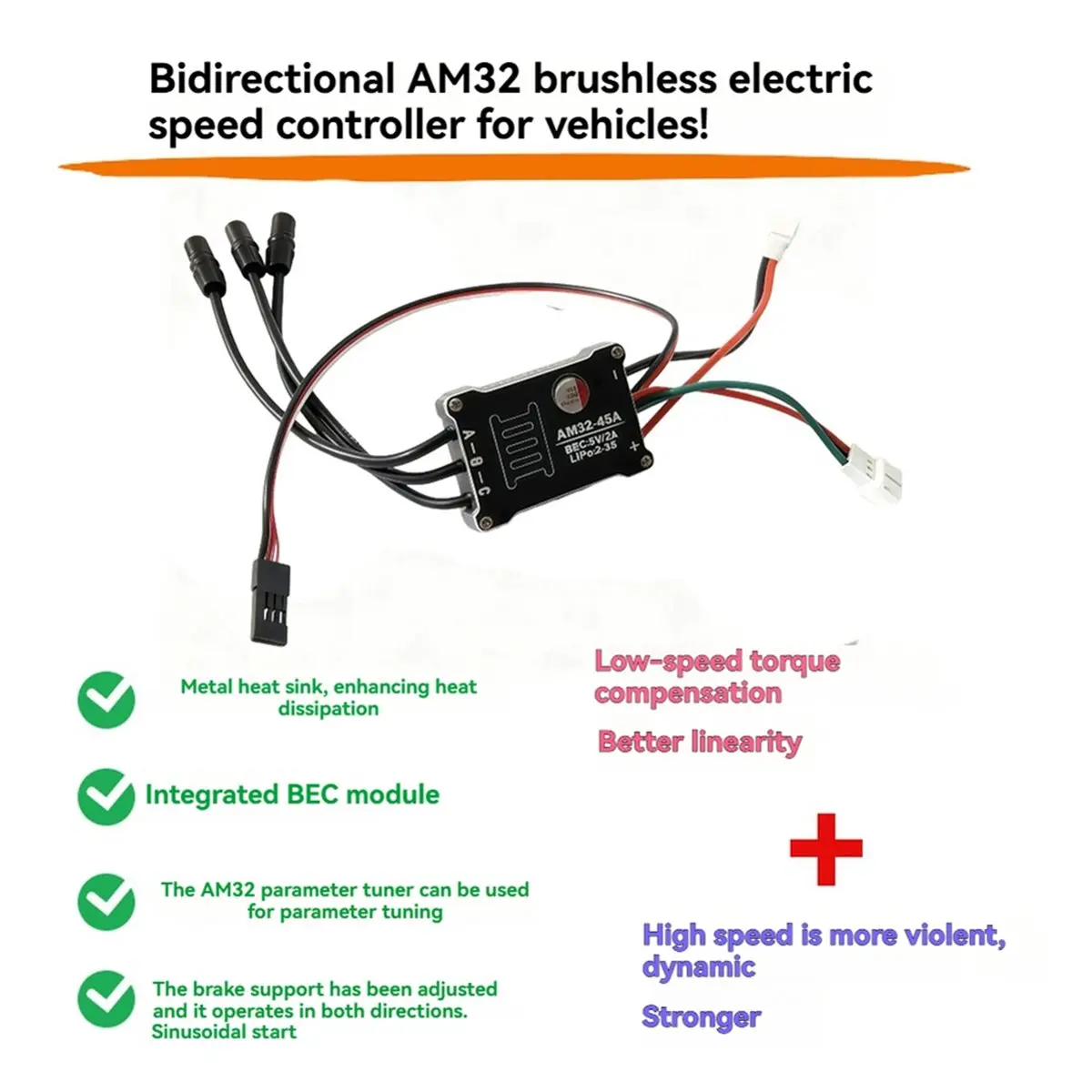 

Для 1/12 RC MN Car Комплект обновления MN300 2322 Outrunner Motor AM32 ESC Модель Обновления Power Kit [A17I Toy]