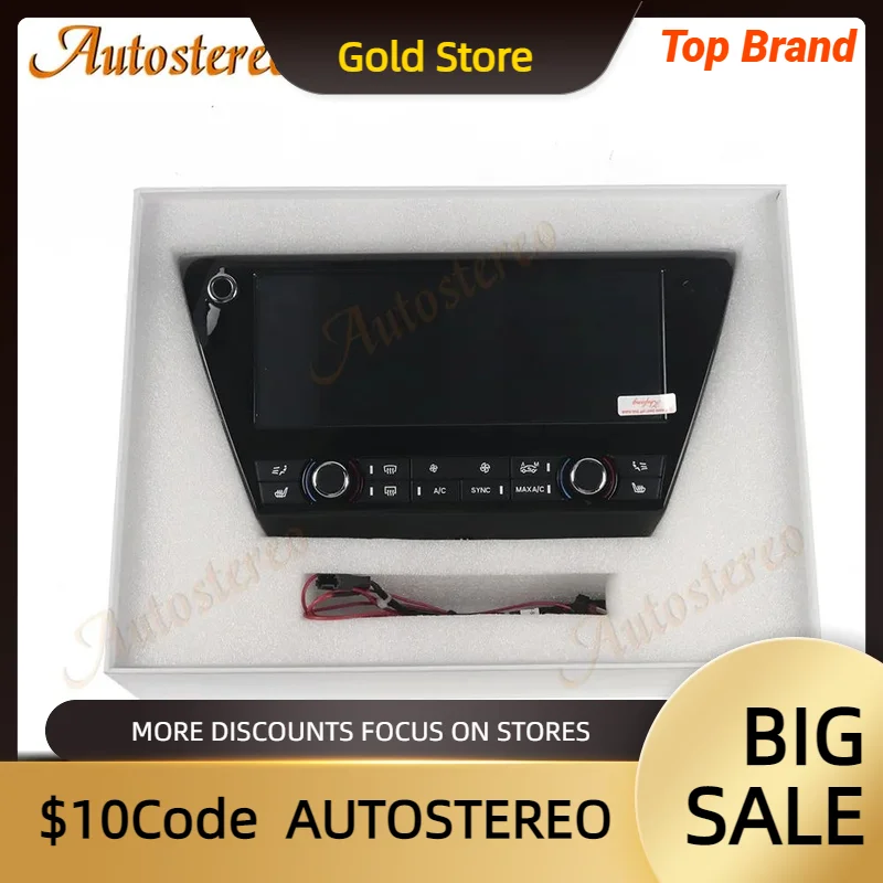 CAR Digital AC Control Panel For BMW X1 F48 2016-2022 Car Multimedia Player Air Conditioner Climate Board