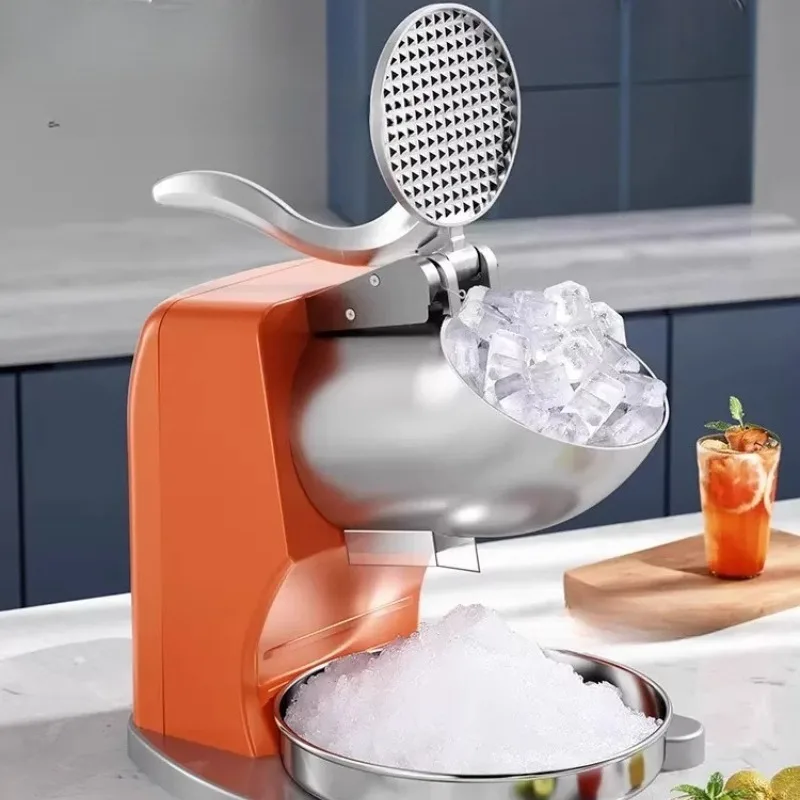 

Ice crusher commercial stall smoothie shaved ice milk tea shop to break ice, make cotton ice machine household small