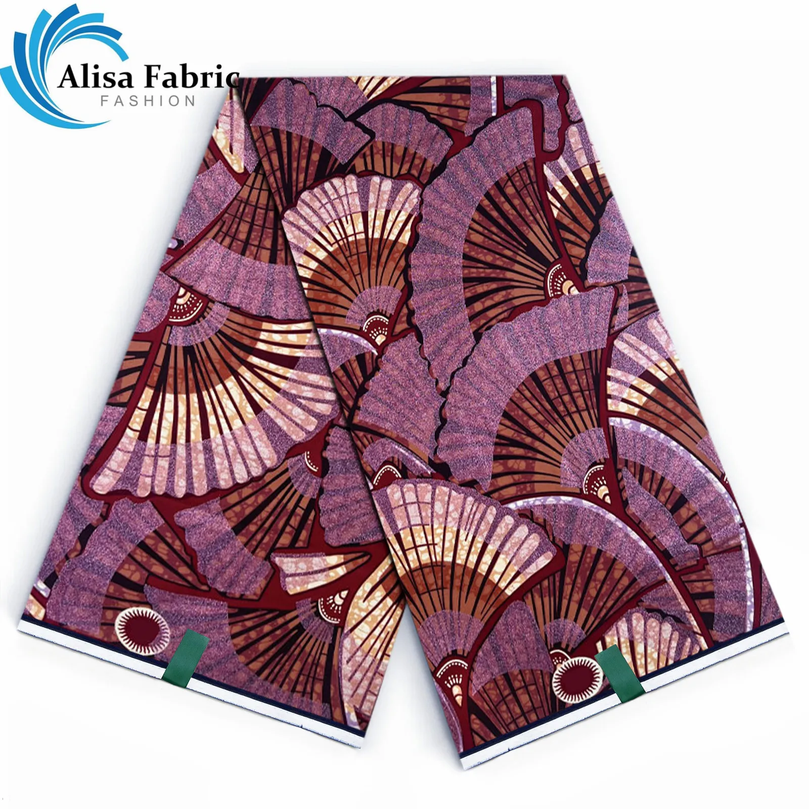 

Grand Super 100% Cotton African Wax Fabric High Quality Wax Print Ankara Fabric For Sewing 6yards Women Fabric VL1956