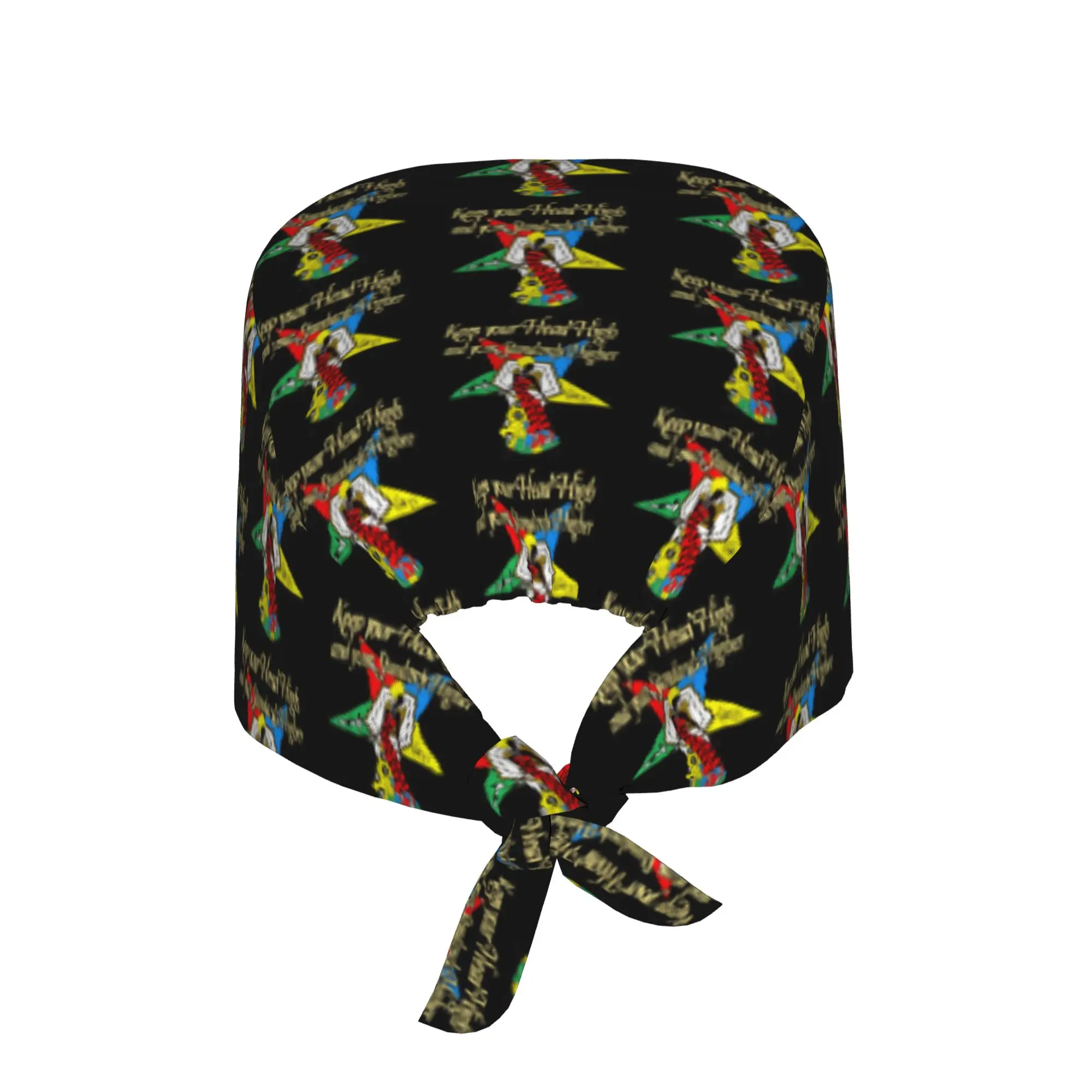 OES Order Of The Eastern Star Logo  Scrubs Cap Surgical Hats Women Men  Operating Room Cap Operator Hats Lab Works Hat