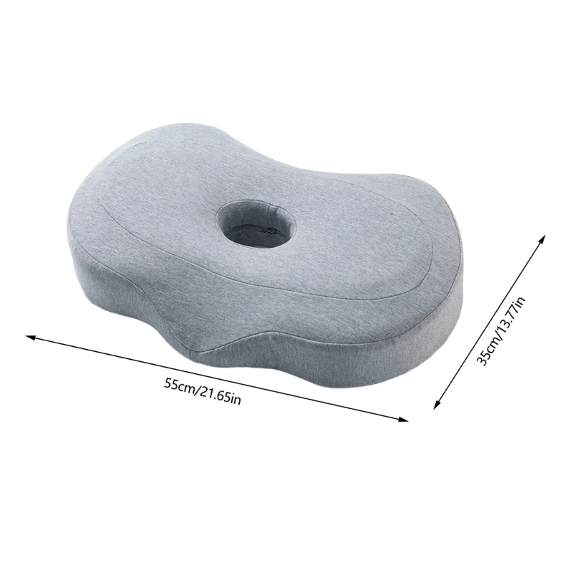 HX6C Memory Foam Pillow With Single Hole For Side Sleepers Ear Comfort Support