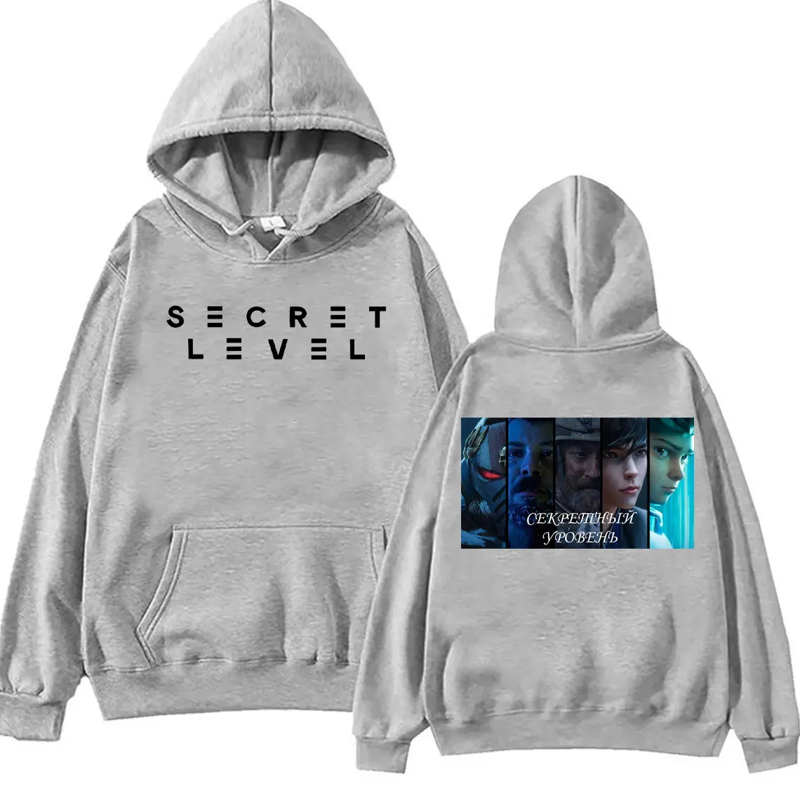 TV Classic Hoodie Secret Level Long Sleeve Tops Men Women Sweatshirt  TV Gamer Hoodied Gifts Anime Hoodie Graphic Pullover Tops