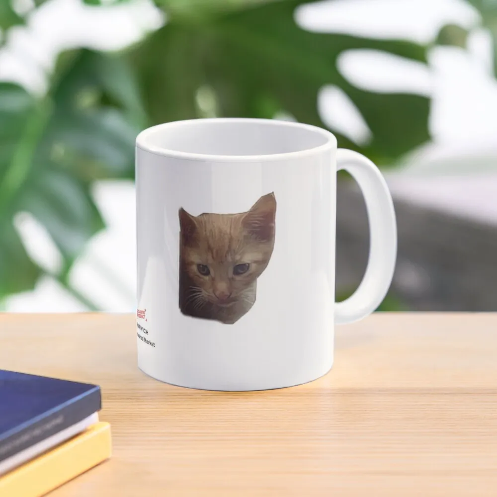 

Alan Partridge - Alan and Cat Mug (by Sonja) Coffee Mug Espresso Cups Glass Cups Mug