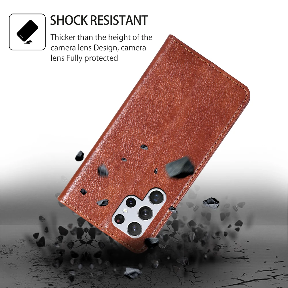 Wallet Leather Case for Samsung Galaxy S23 S22 S21 S20 FE Ultra Plus S10 S8 Plus  A72  A70 A71  A21s Flip Cover