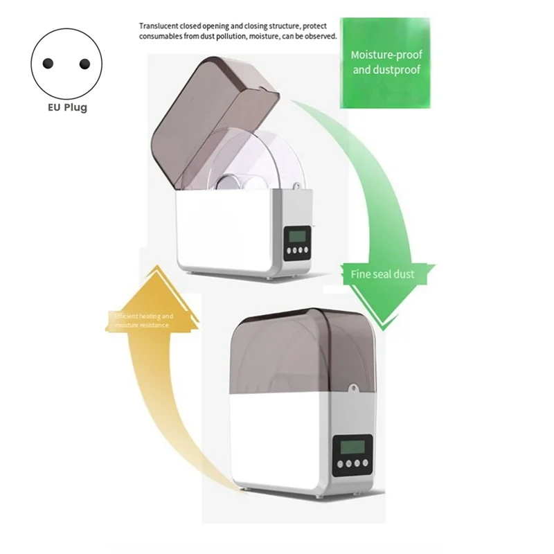 Filament Dry Box Adjustable Temperature 1Kg Keeping Filament Dry Holder 3D Printer Accessories White