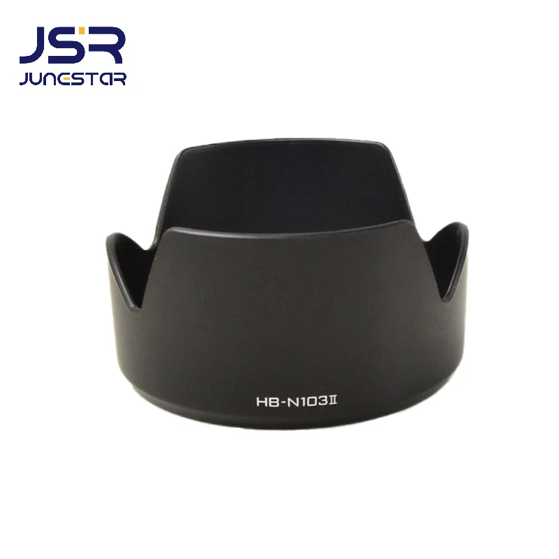 Black/White Camera Shade Petal Lens Hood For Outdoor Shooting Photo/Video For Nikon 1 V1 J1 VR 10-30mm f/3.5-5.6 HB-N103 II