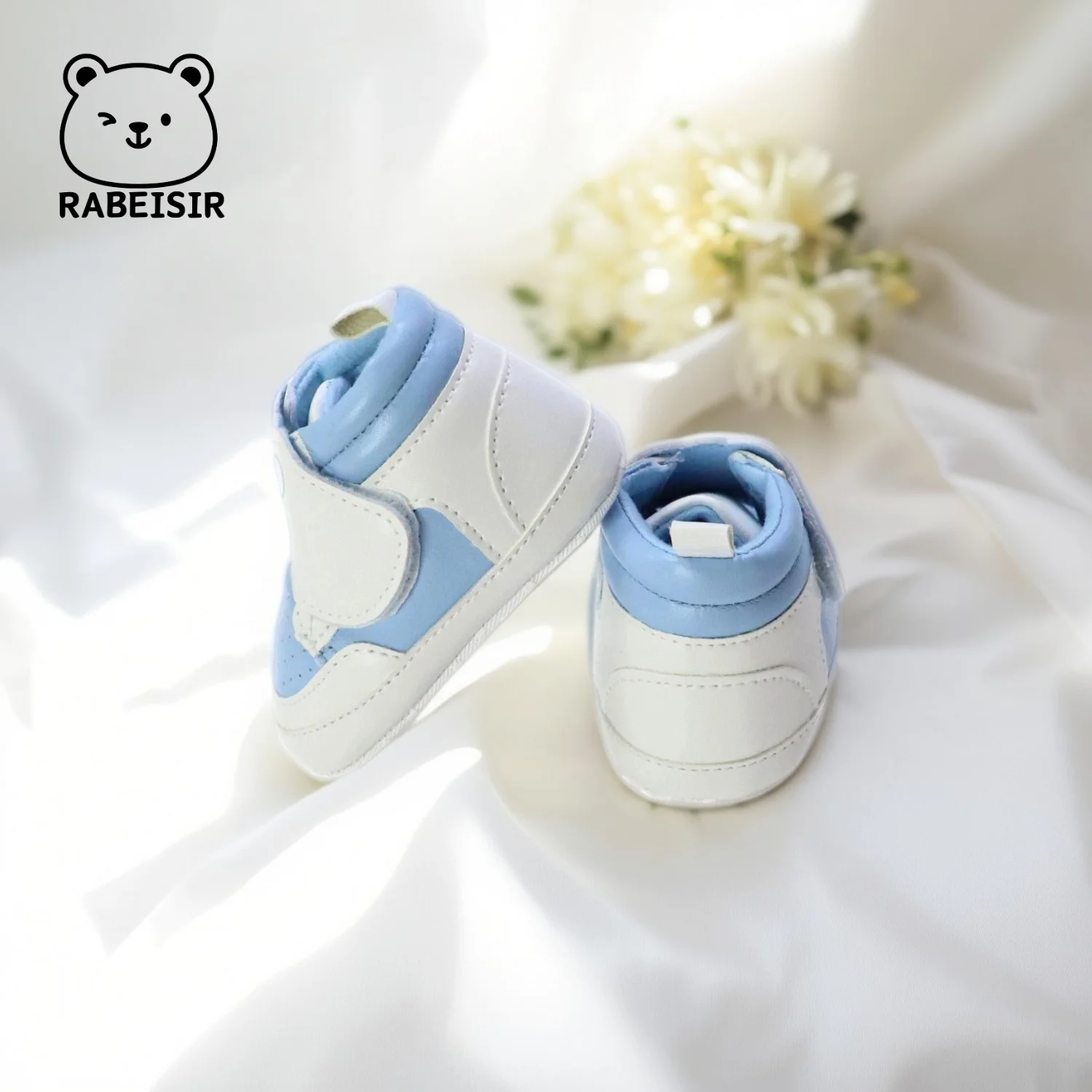 Baby-Kleinkind-Schuhe, Bär, großer Klettverschluss, atmungsaktiv, Sport, Frühling und Herbst, neue Pre-Step-Schuhe für Babys