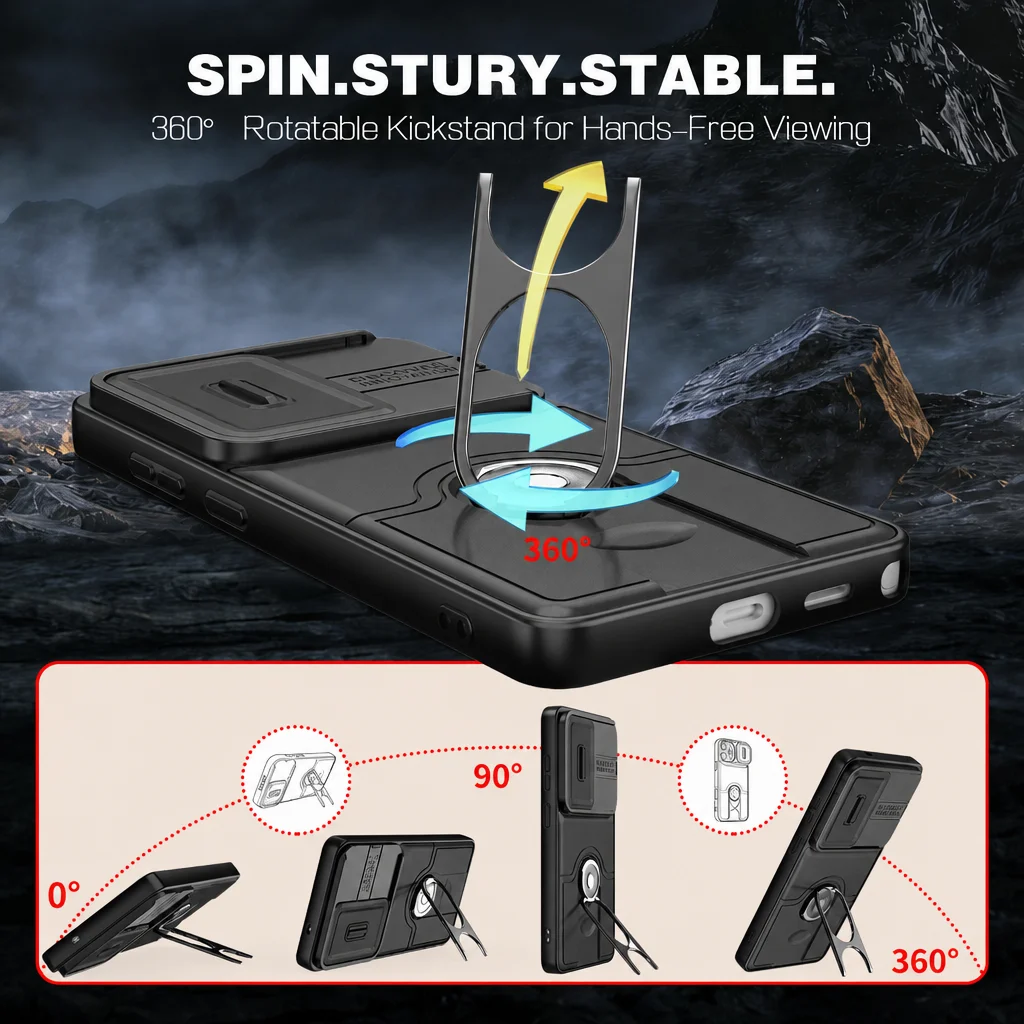 Military Grade Drop Proof Protection Cover Case for Samsung Galaxy S26 Ultra S25 FE S23 S24 Plus S 26 25 24 Stand Holder