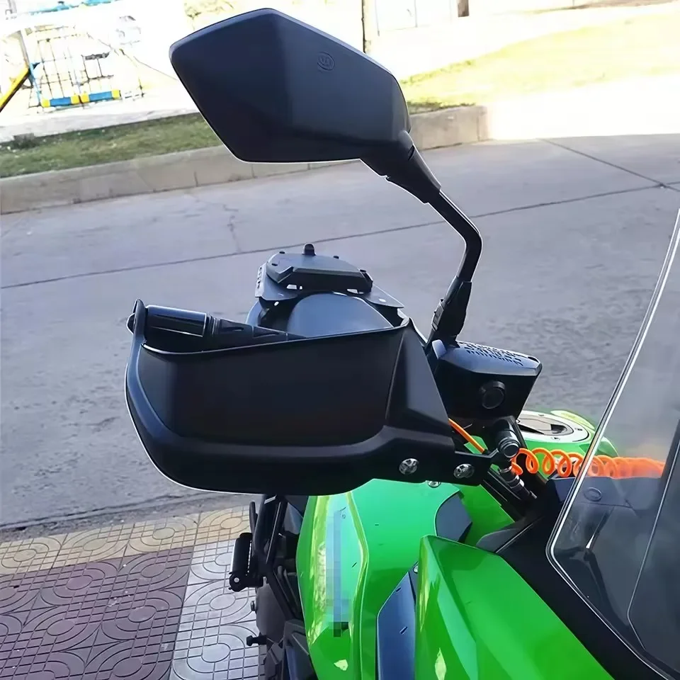 Para kawasaki z900 versys 650 1000 z 900 protetor de modificação engrenagem protetora moto mão guarda handguard escudo à prova vento