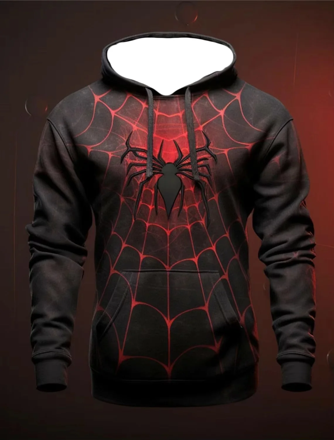 NEW Unisex Autumn Winter American Streetwear Halloween Spider Web 3D Print Hoodie FamilyMatching