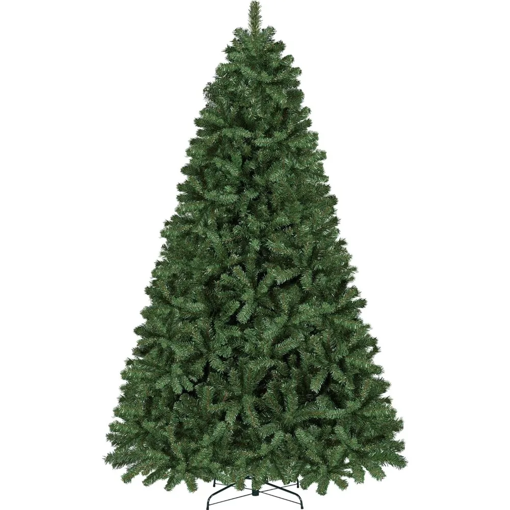 

9ft Premium Spruce Hinged Artificial Full Christmas Tree with 2028 Branch Tips Holiday Xmas Tree with Metal Hinges and