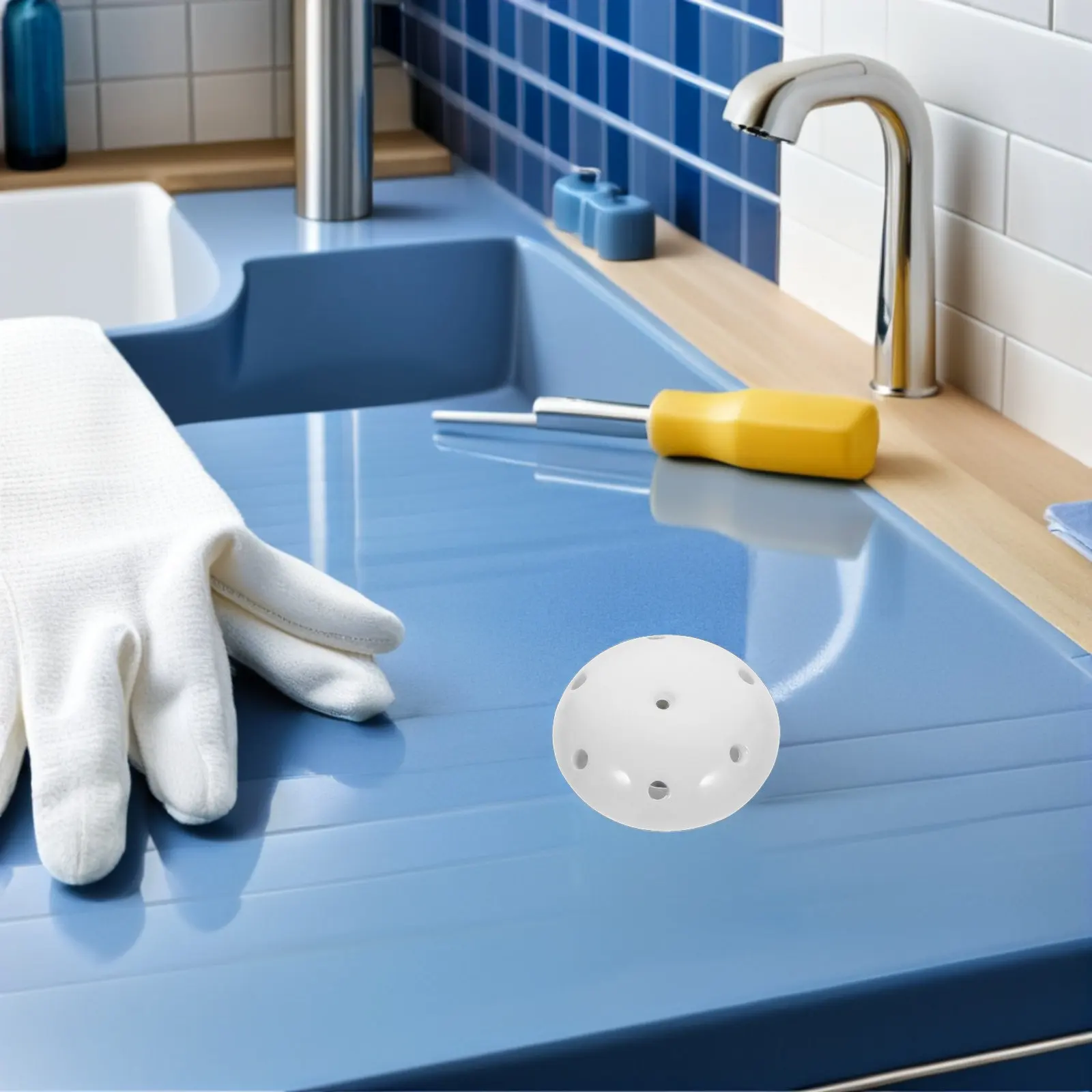 

Ceramic Urinal Drain Funnel Cover High Filter Stopper for Bathroom Odor Control Splash Reduction Hygienic