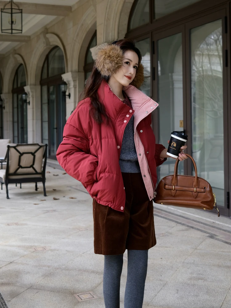 Belagirls Vintage Cord-Kordelzug mit hoher Taille, geradem Bein, mittellang, in Braun und Bla, hohe Taille, schlankmachende Abdeckung, Hüfte