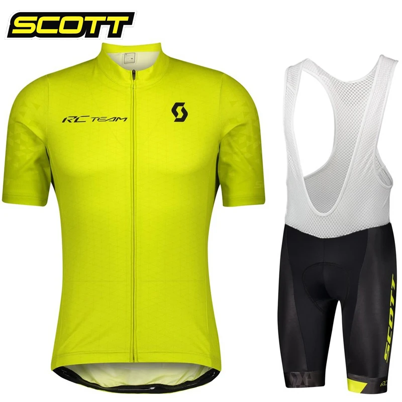 2023 Pro Cycling Jersey Set SCOTT Summer Mountain Bike Clothing Bicycle Cycling Jersey Sportswear Suit Maillot Ropa Ciclismo