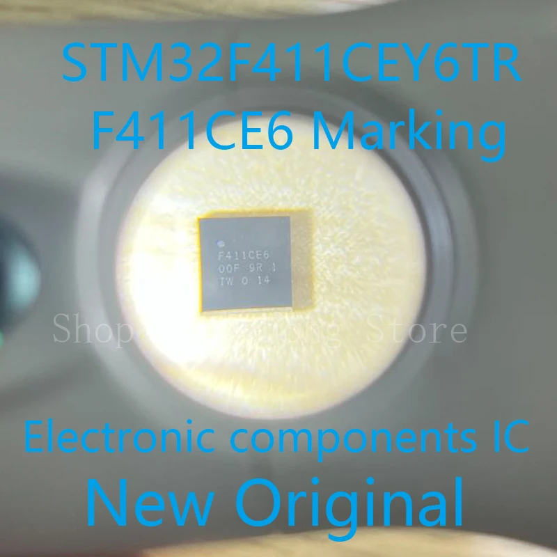 New Original STM32F411CEY6TR STM32F411CEY6 STM32F411CE STM32F411 F411CE6 marking MCU, 32BIT, CORTEX-M4, 100MHZ, WLCSP-49 2pcs