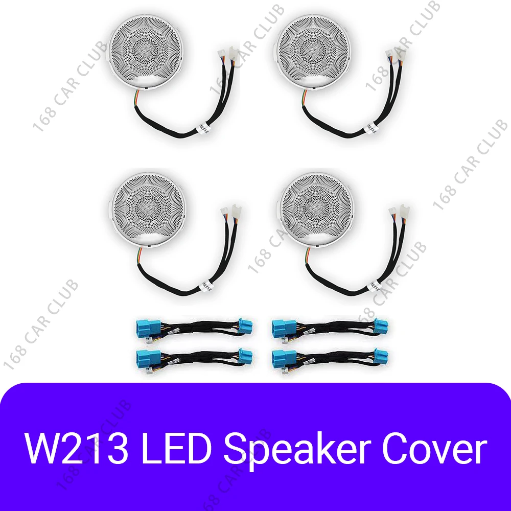 Led Lucht Ventilatieopeningen 3d Draai Tweeter Luidspreker Voor Mercedes Benz W213 W238 E53 E63 E-Coupe Auto 64 Kleuren Lnterior Decoratieve Verlichting
