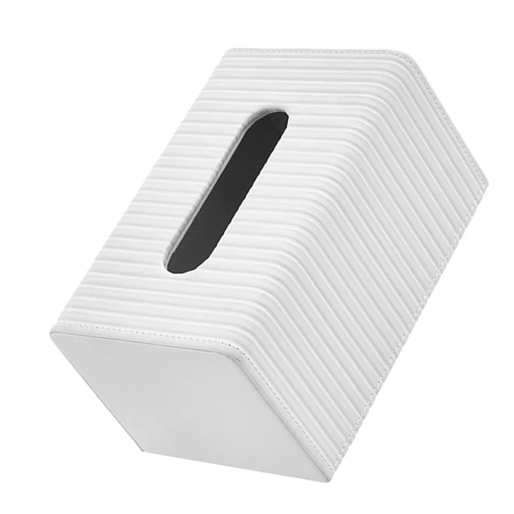 

Simple Tissue Holder Imitation Rectangular Napkin Dispenser For Home Office Car Bathroom Plastic Tissue Box Storage Case