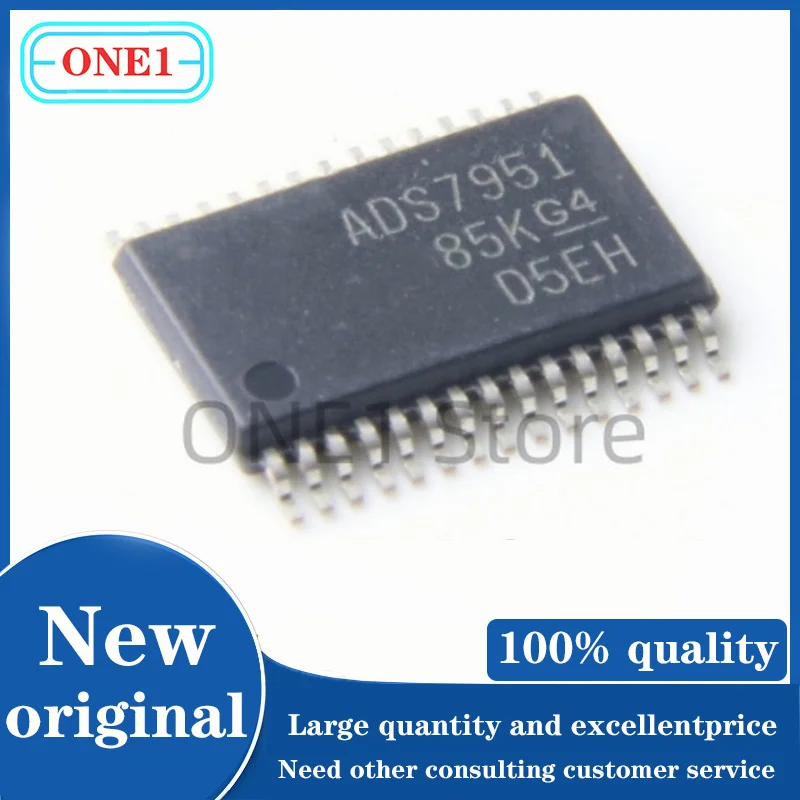 1PCS/lot New original ADS7951SDBTR ADS7951SDB ADS7951 TSSOP-30-4.4mm Analog To Digital Converters (ADCs) ROHS