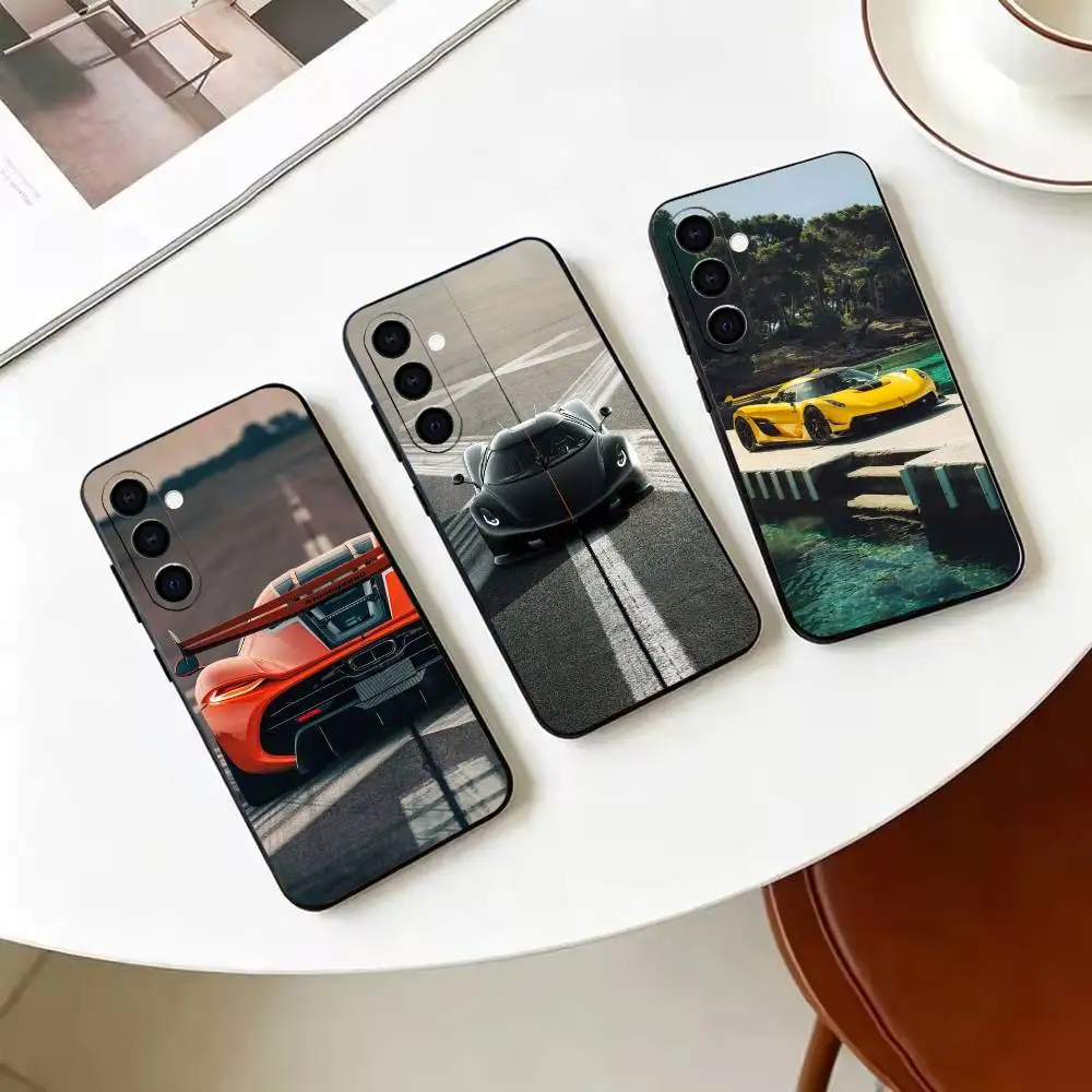 Hypercar Jesko Absolut-a Black Soft Silicone Phone Case for Samsung Galaxy A73, A42, A72, A70, A53, A52, A51