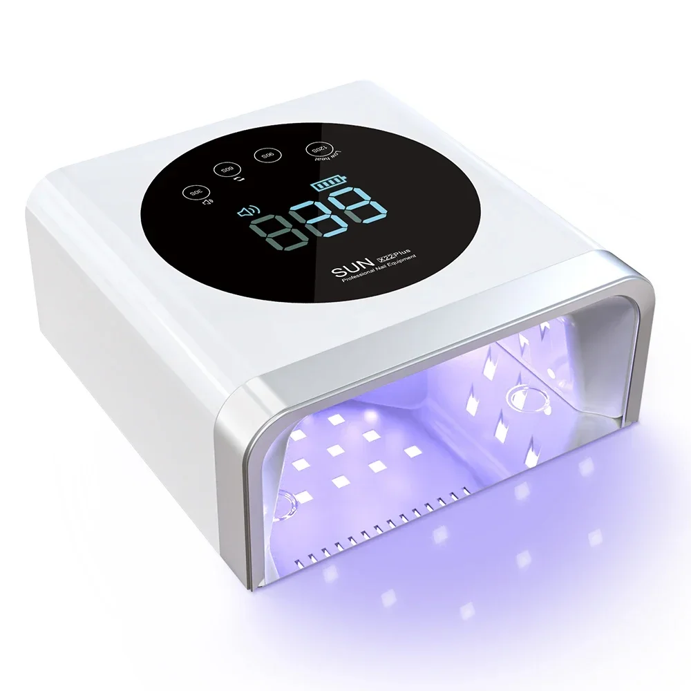 Private Label 72W rechargeable wireless Nail Polish Curing Lamp cordless led uv nail Lamp for Gel Dryer