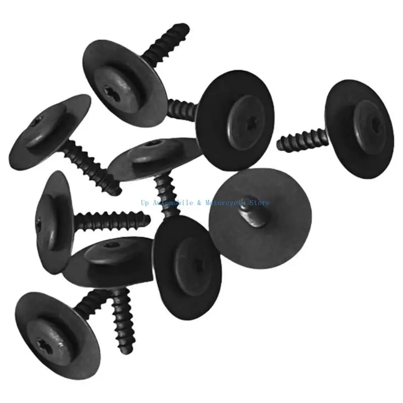 

270E 10pcs Guard Liner Wheelhouses Liner Splashes Shield Bolts Screws Metal Bolts Screws Automotive Trim Fastener for