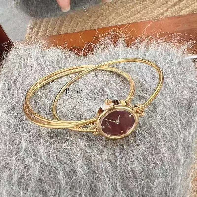 ساعة كوارتز بسوار ساعة عصرية للنساء بحزام فولاذي صغير نحيل وساعة احترافية للأعمال #5