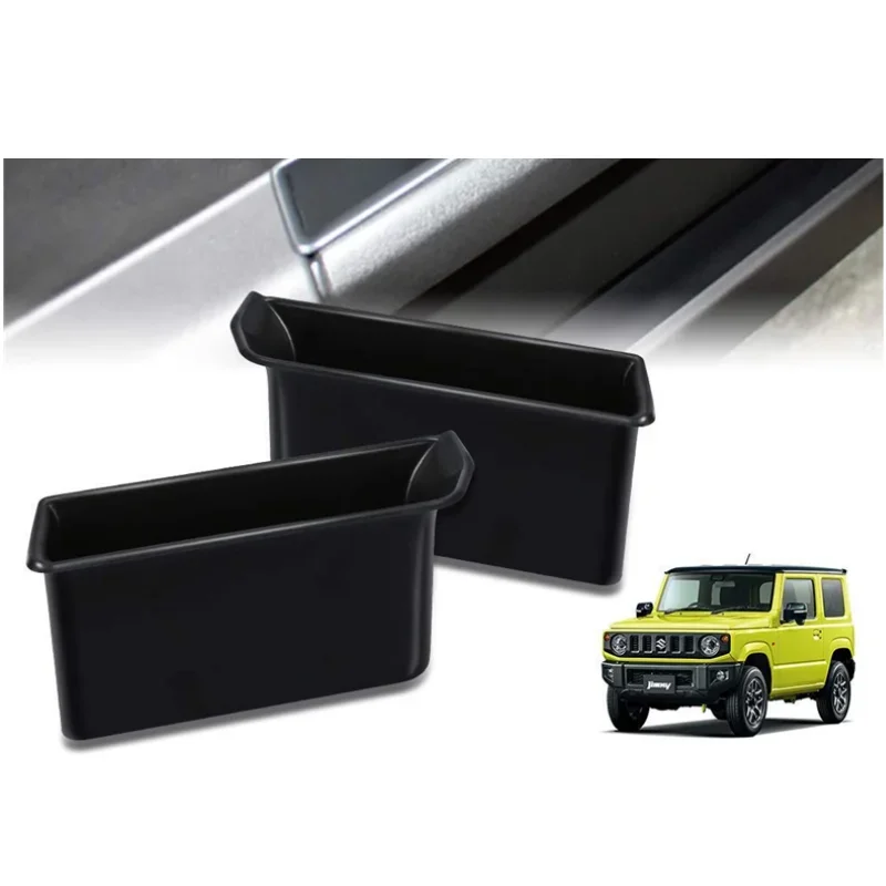 

Accessories Interior Car Door Handle Armrest Insert ABS Door Side Storage Box For 2018-later Suzuki jimny JB64 JB74