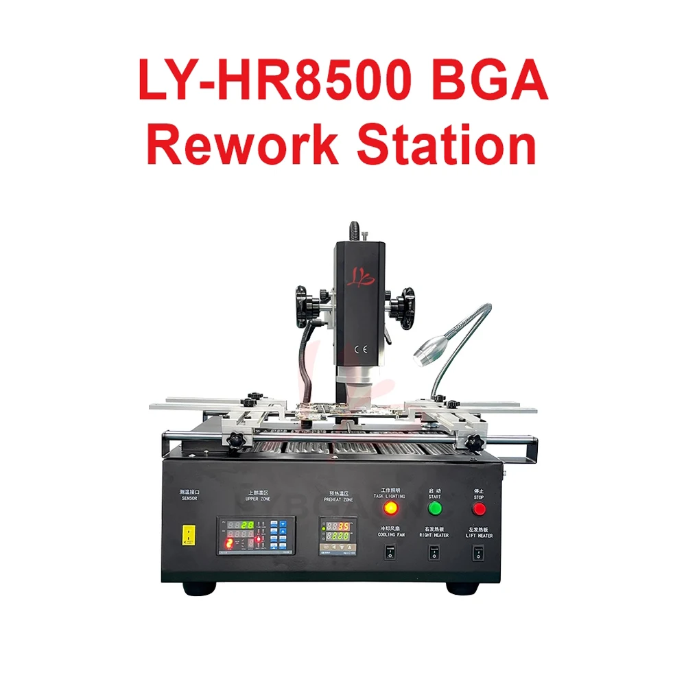 

LY HR8500 Hot Air BGA Rework Station HR 2 Stages 3900W High Power for Laptop Motherboards Server Boards Optional 220V 110V