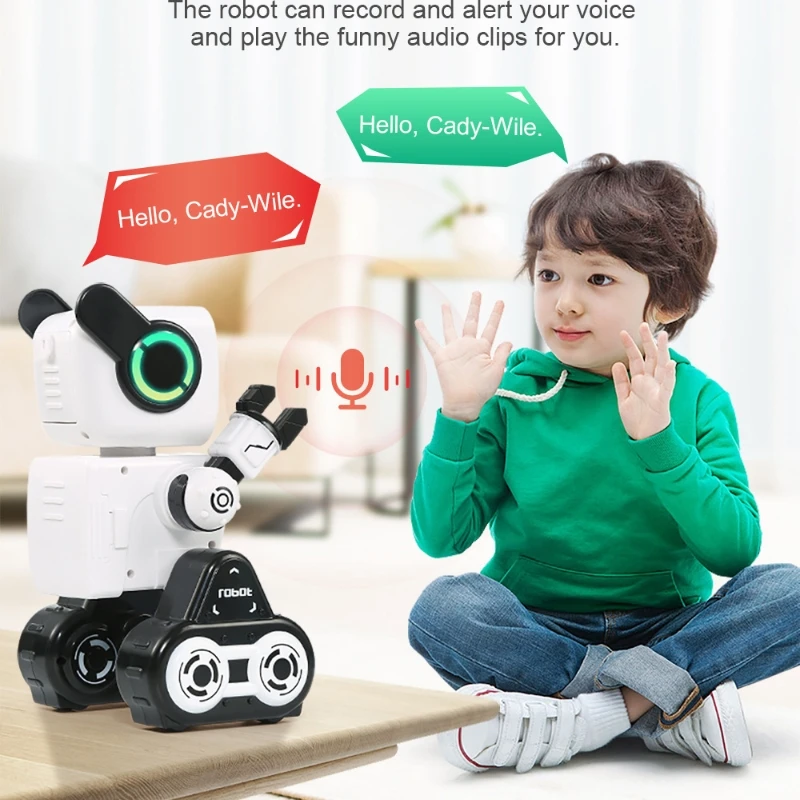 Cool Stuff Funny Gift-Hot AI Intelligent Remote Control Robot,Kawaii Voice Dialogue Programming Education Rc Robot,Toys for Kids