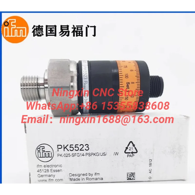Original IFM Pressure Sensor PK6530 PK6520 PK6521 PK6522 PK6524 PK6534 PK6532