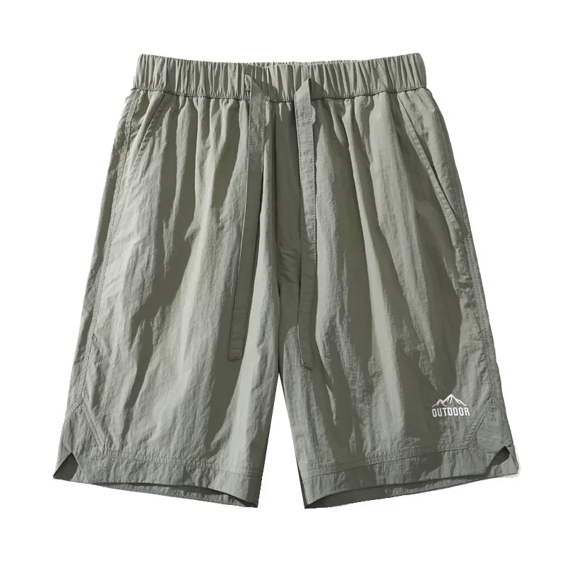 

Спортивные шорты мужские для бега, фитнеса, быстросохнущие хипстерские повседневные баскетбольные брюки с пятью точками, удобные для взрослых джентльменов