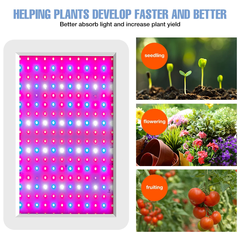1000 واط LED نمو النبات ضوء ال - مراجعة Led Grow Light 1000W Full Spectrum وسعره