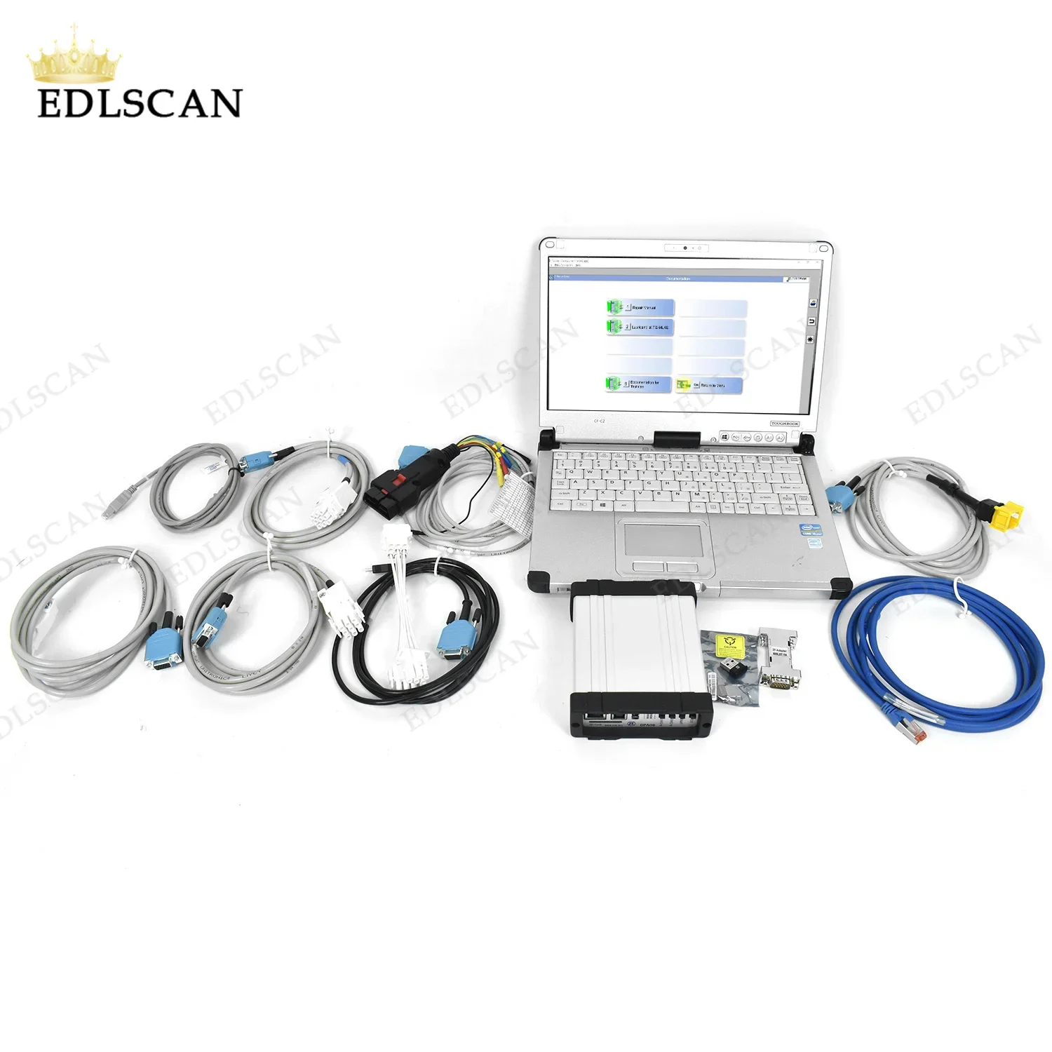 For EHPS ZF Servolectric ZF TESTMAN DPA06 DIAGNOSTIC TOOL WITH CABLES Car Transmission with CFC2 laptop toughtbook