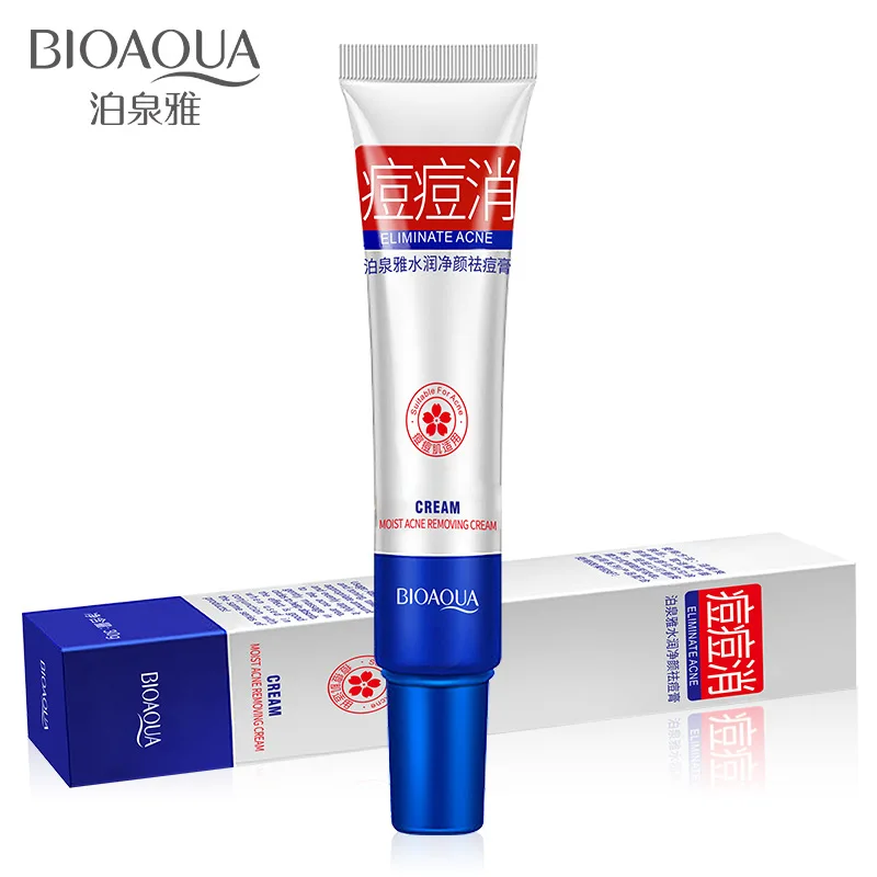 Effective Acid Acne Treatment Cream Repair Pimple Spots Deep Cleaning Pore Shrinking Anti-acne Oil Control Moisturizer Skin Care